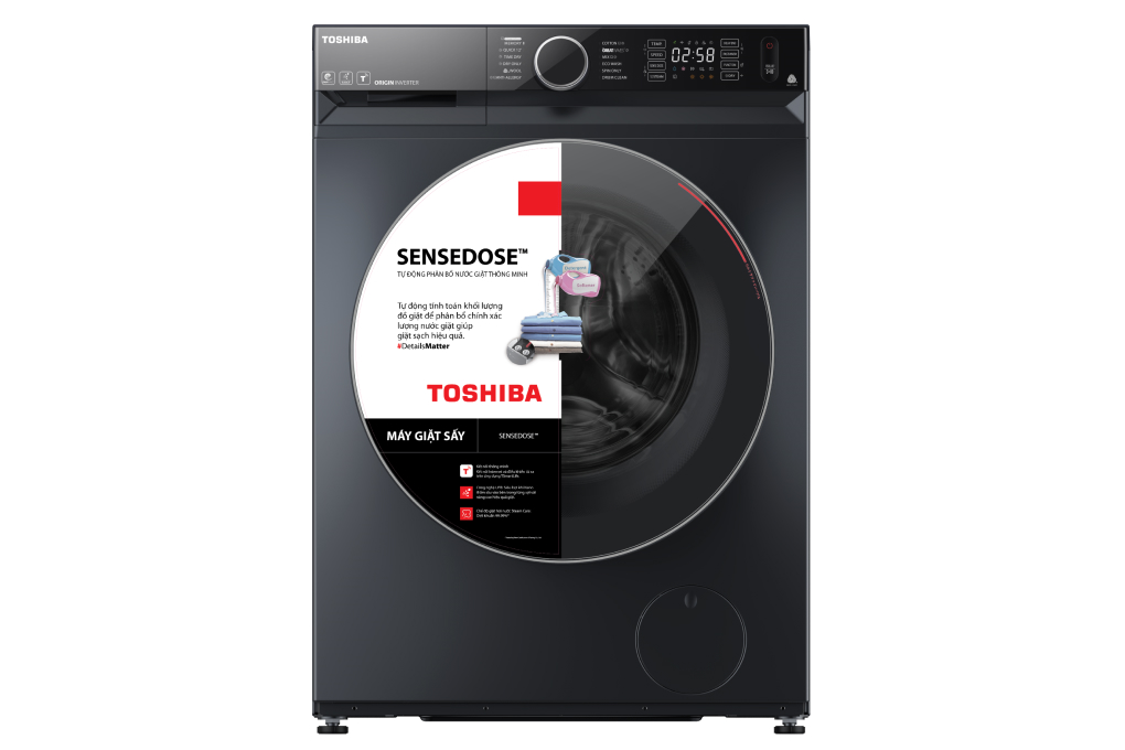 Máy giặt sấy Toshiba Inverter 12.5 kg TWD-BM135GF4V(MG)